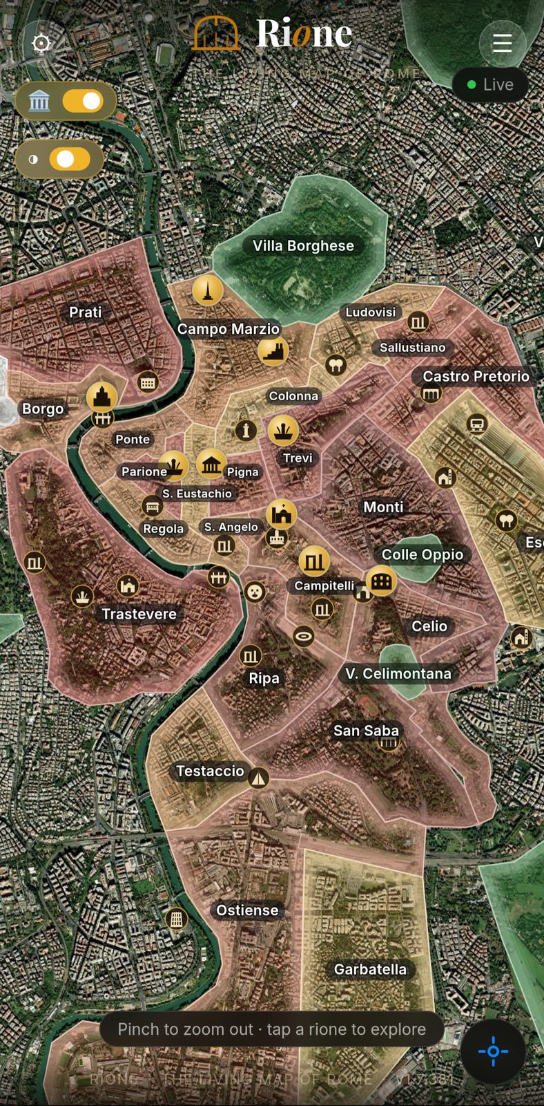Custom rioni mapping