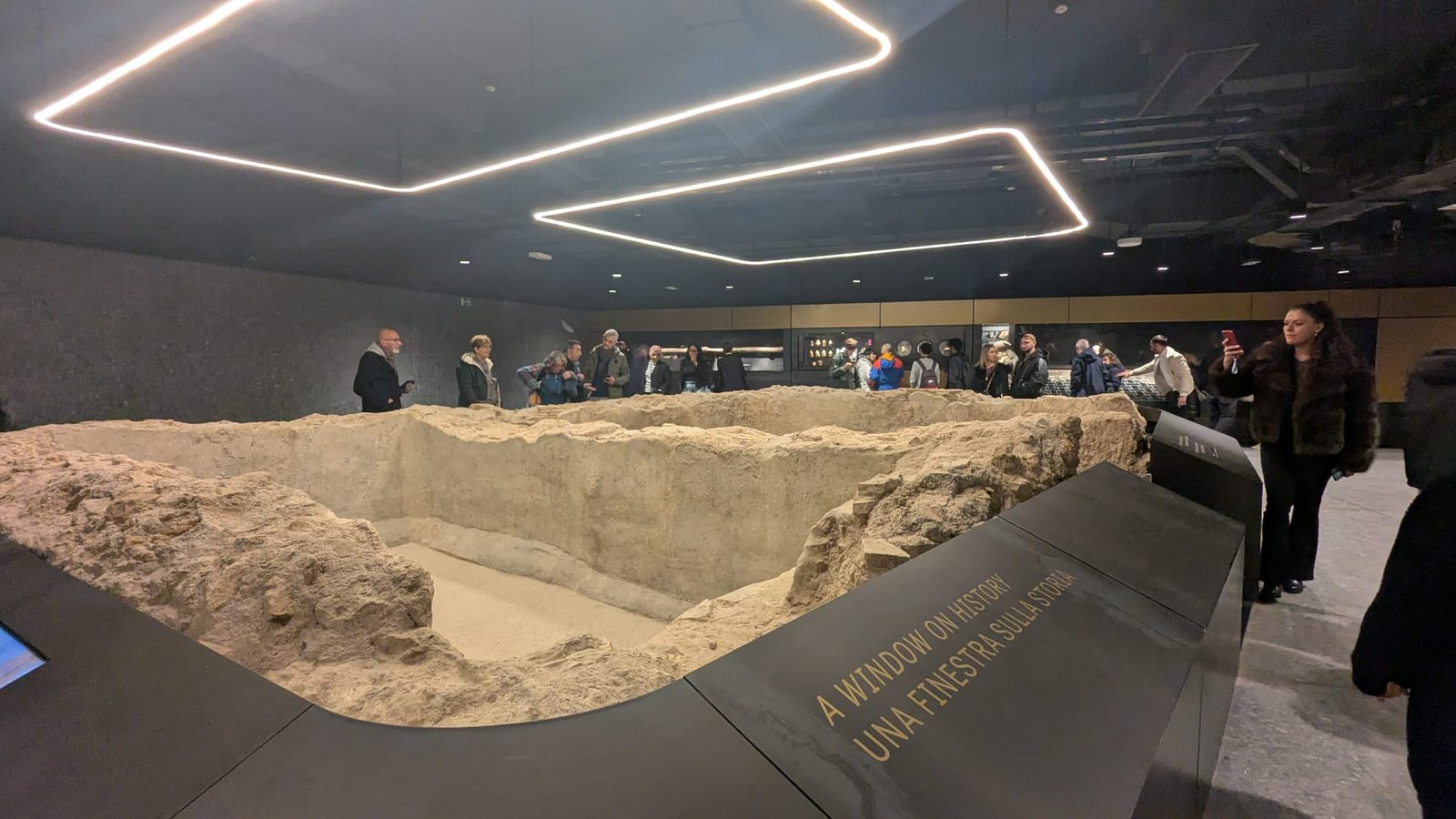 Reperti archeologici della Metro C